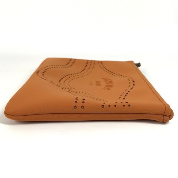 HERMES Neovan MM Clutch Bag Multi Pouch Makeup Pouch Pouch polyamide Orange - Picture 6 of 14